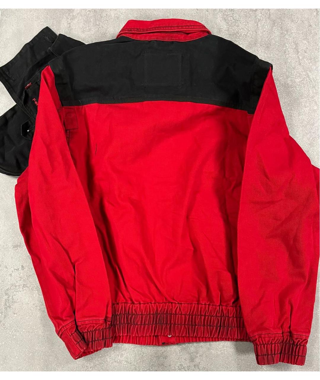 LEVI'S Красная деним куртка, фото 8