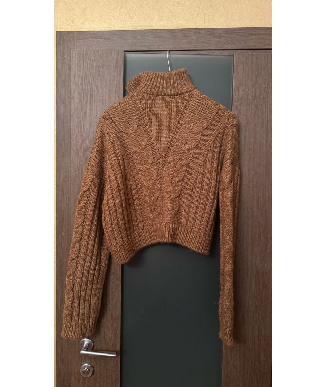 NANUSHKA Коричневый шерстяной джемпер / свитер, фото 2