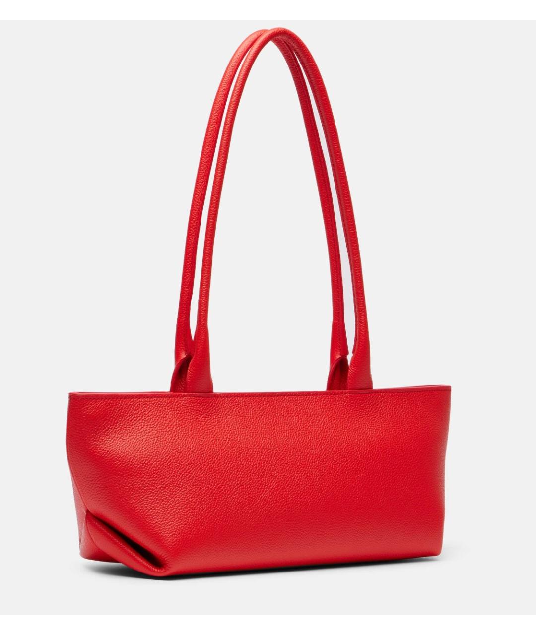 DEMELLIER Красная кожаная сумка с короткими ручками, фото 5