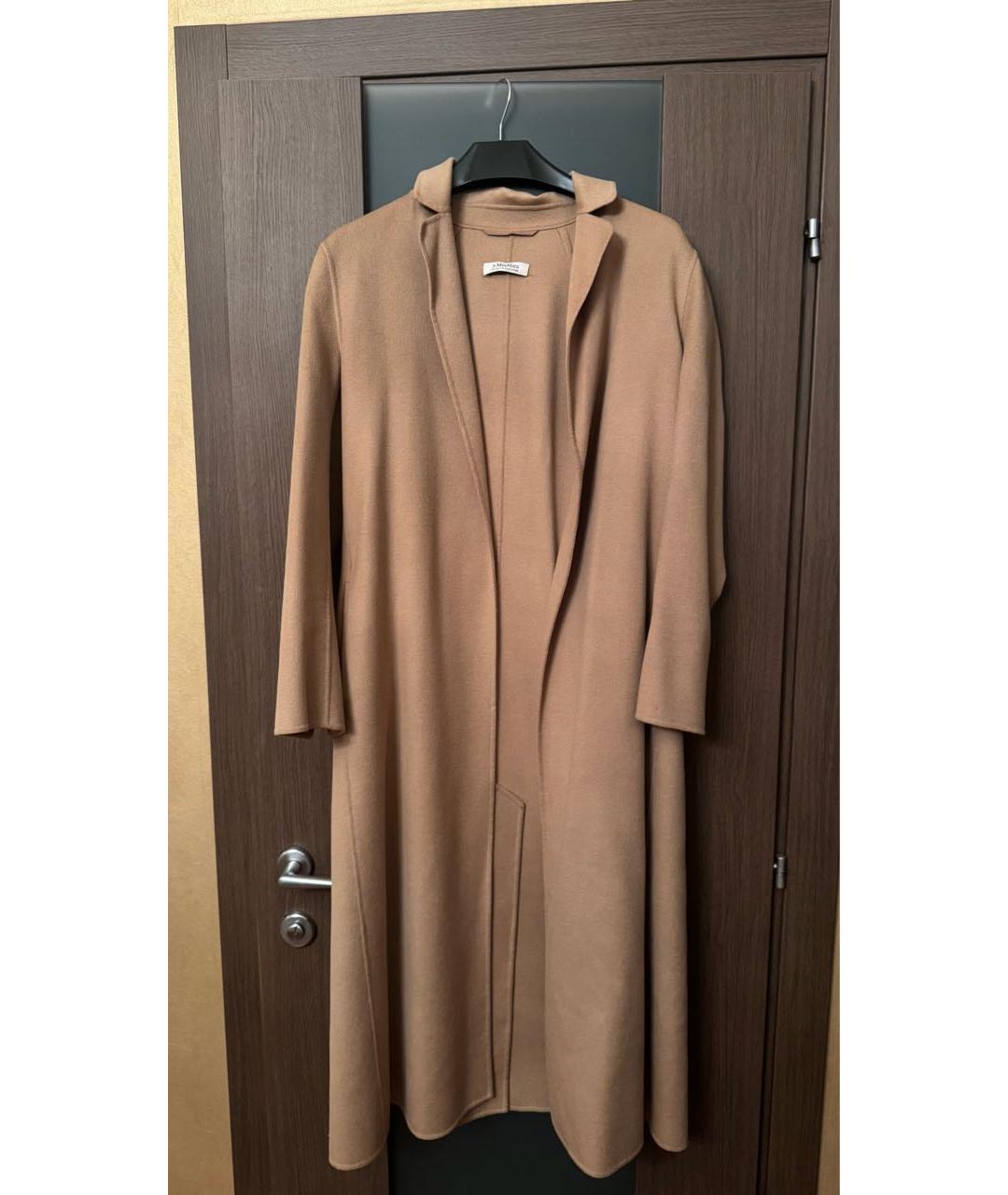 'S MAX MARA Бежевое пальто, фото 4