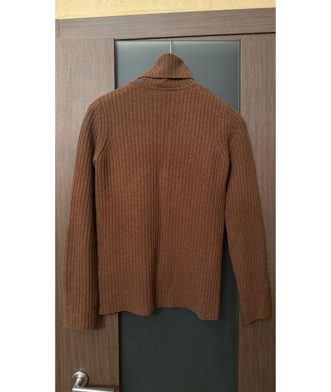 SAINT LAURENT Коричневая водолазка, фото 3