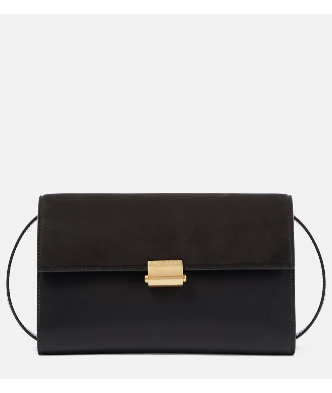 THE ROW Черная кожаная сумка через плечо, фото 7