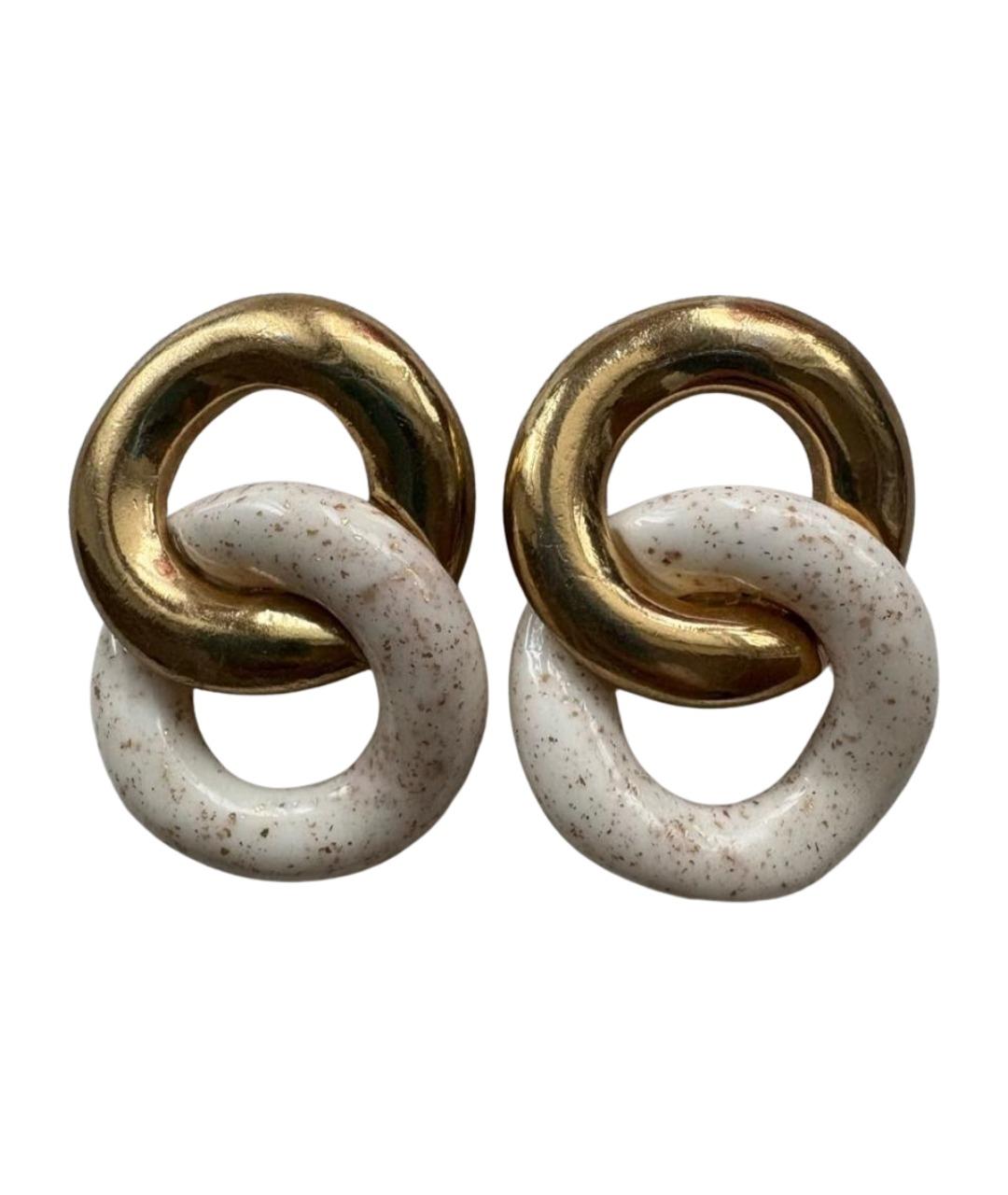 GIVENCHY Золотые металлические клипсы, фото 1