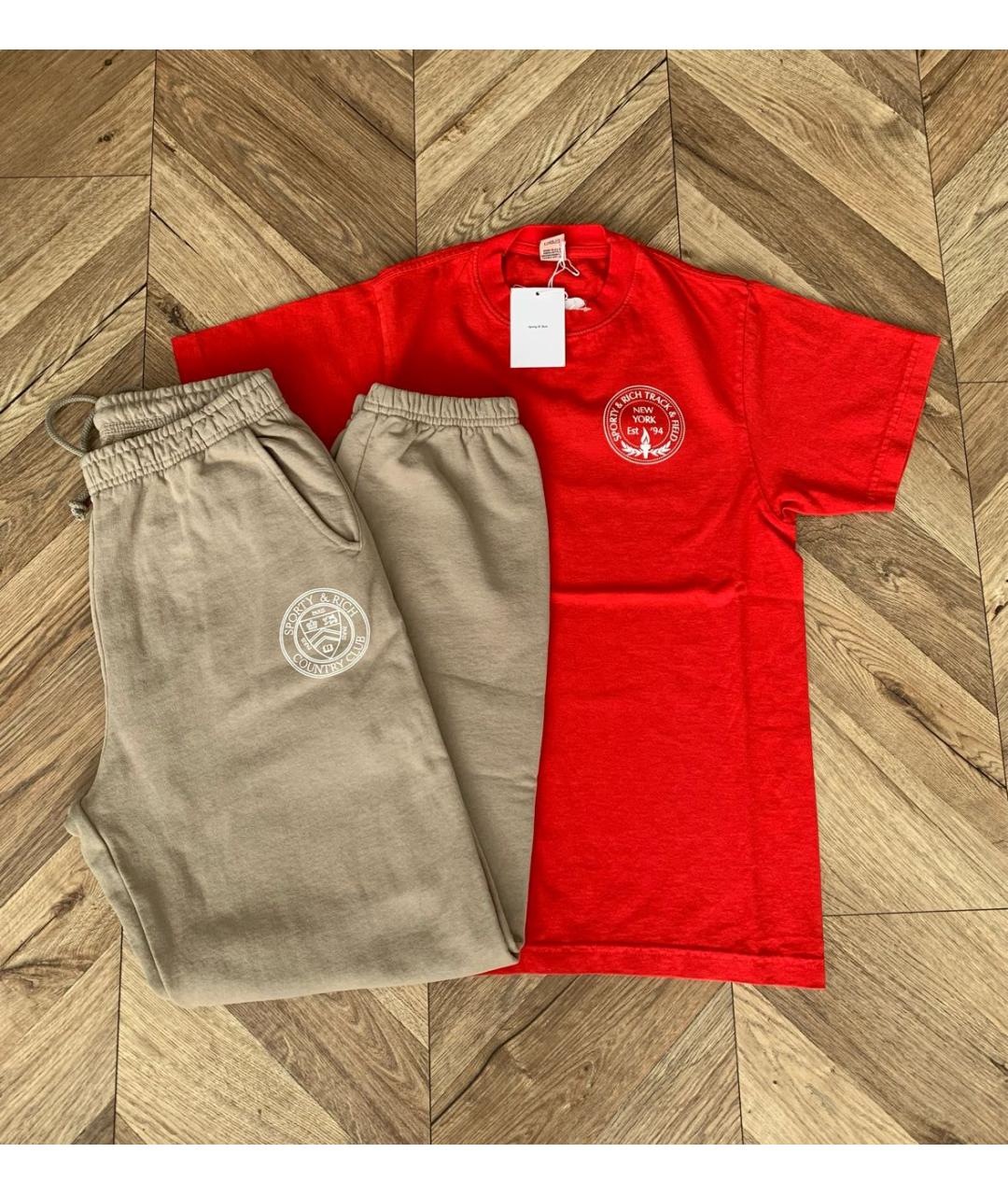 SPORTY AND RICH Хлопковый спортивные костюмы, фото 2