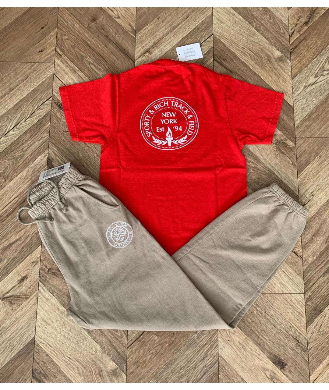 SPORTY AND RICH Хлопковый спортивные костюмы, фото 4