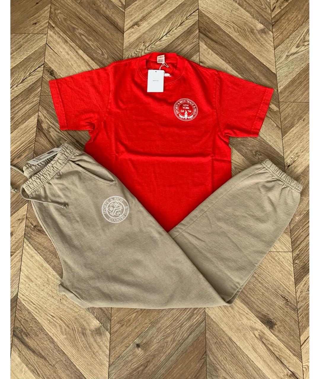 SPORTY AND RICH Хлопковый спортивные костюмы, фото 3