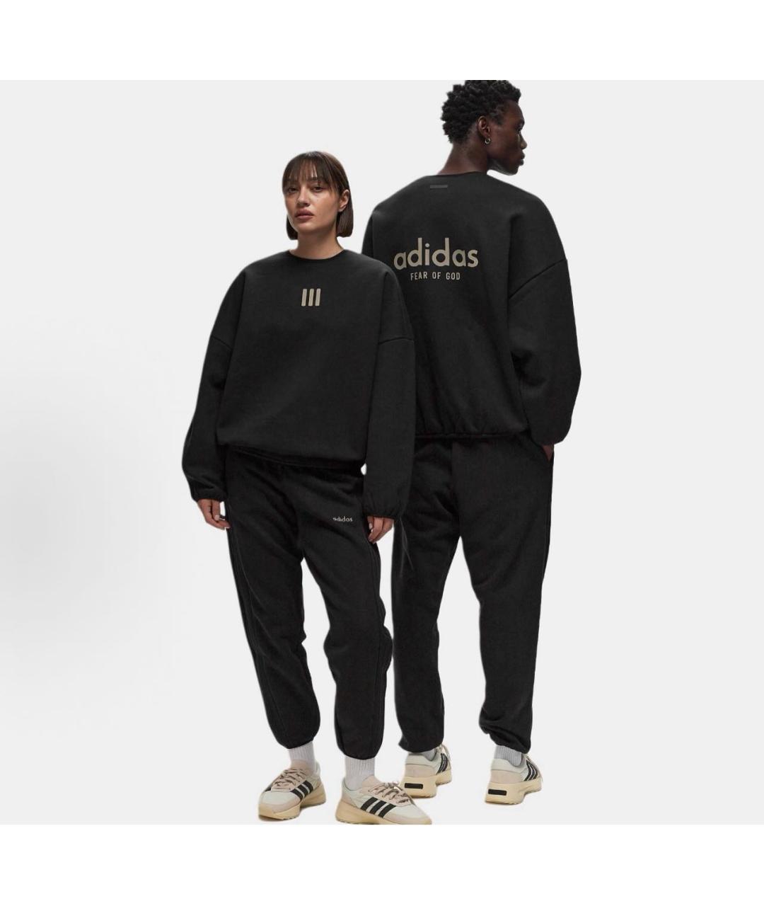 FEAR OF GOD Черный хлопковый спортивный костюм, фото 4