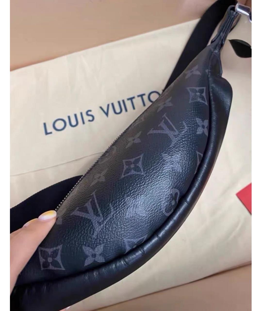 LOUIS VUITTON Черная поясная сумка, фото 5