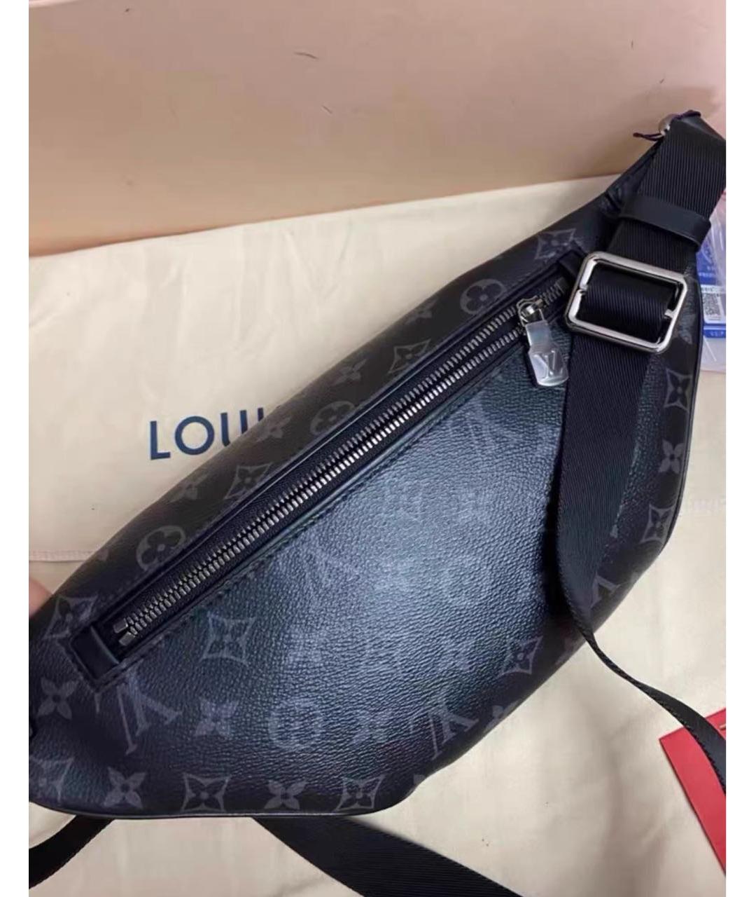 LOUIS VUITTON Черная поясная сумка, фото 4