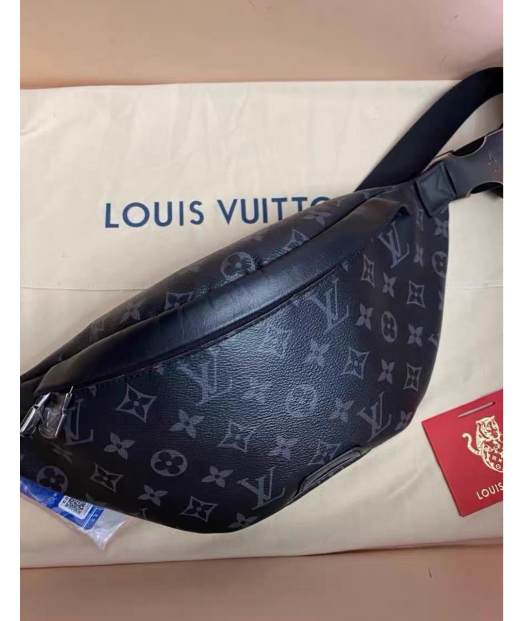 LOUIS VUITTON Черная поясная сумка, фото 2