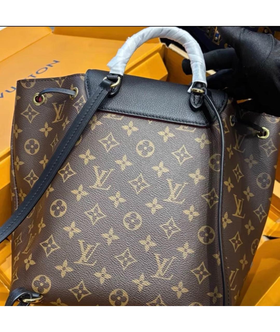 LOUIS VUITTON Коричневый рюкзак, фото 3