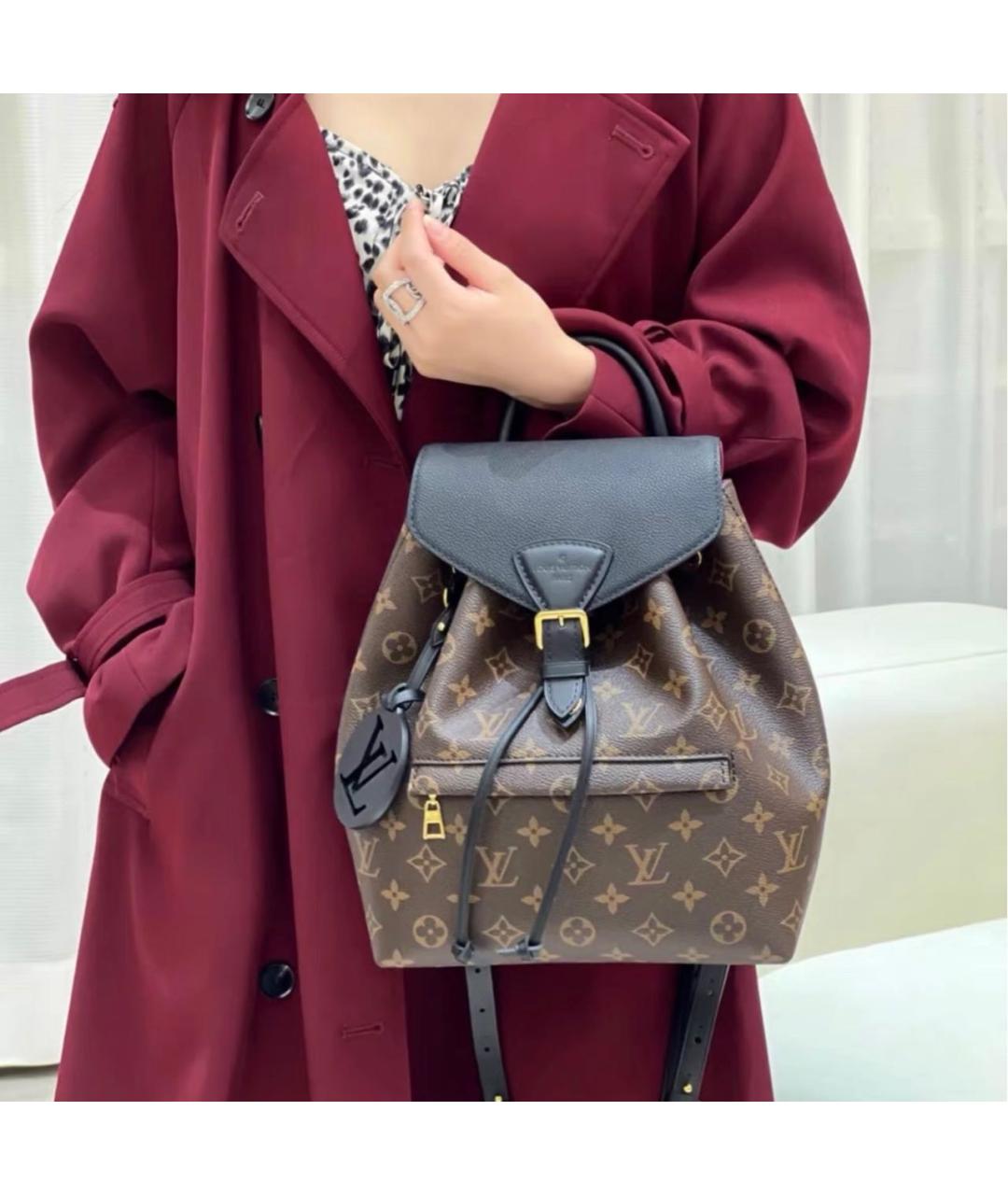 LOUIS VUITTON Коричневый рюкзак, фото 7