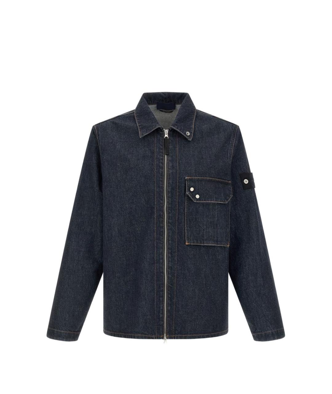 STONE ISLAND Синяя хлопковая куртка, фото 1