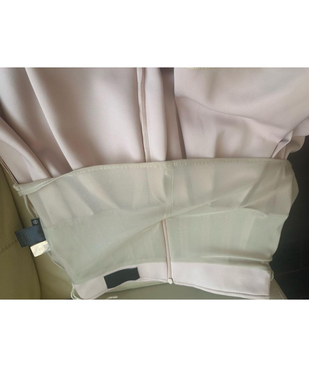 PHILIPP PLEIN Розовая полиэстеровая юбка мини, фото 6