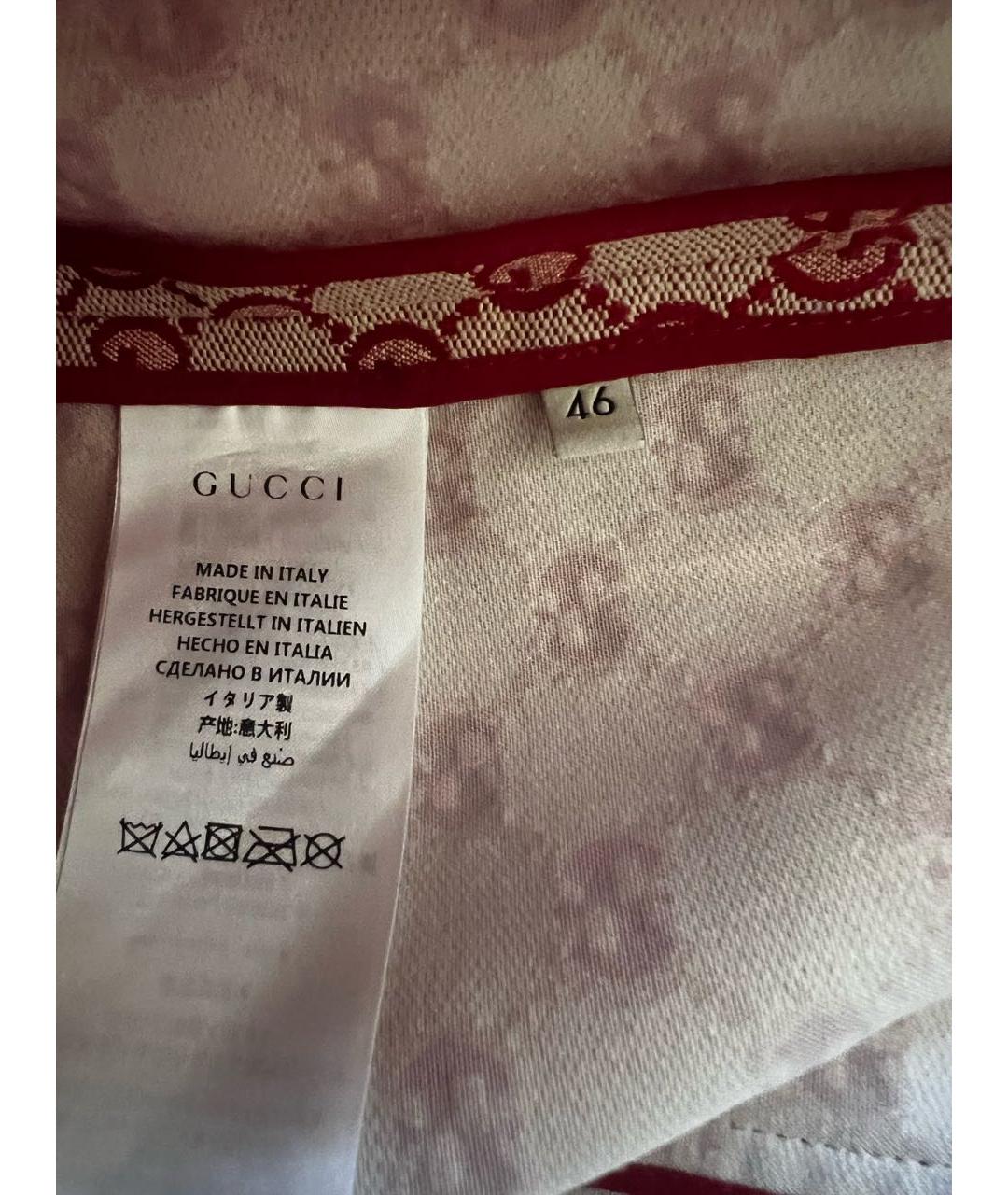 GUCCI Бордовая юбка миди, фото 5