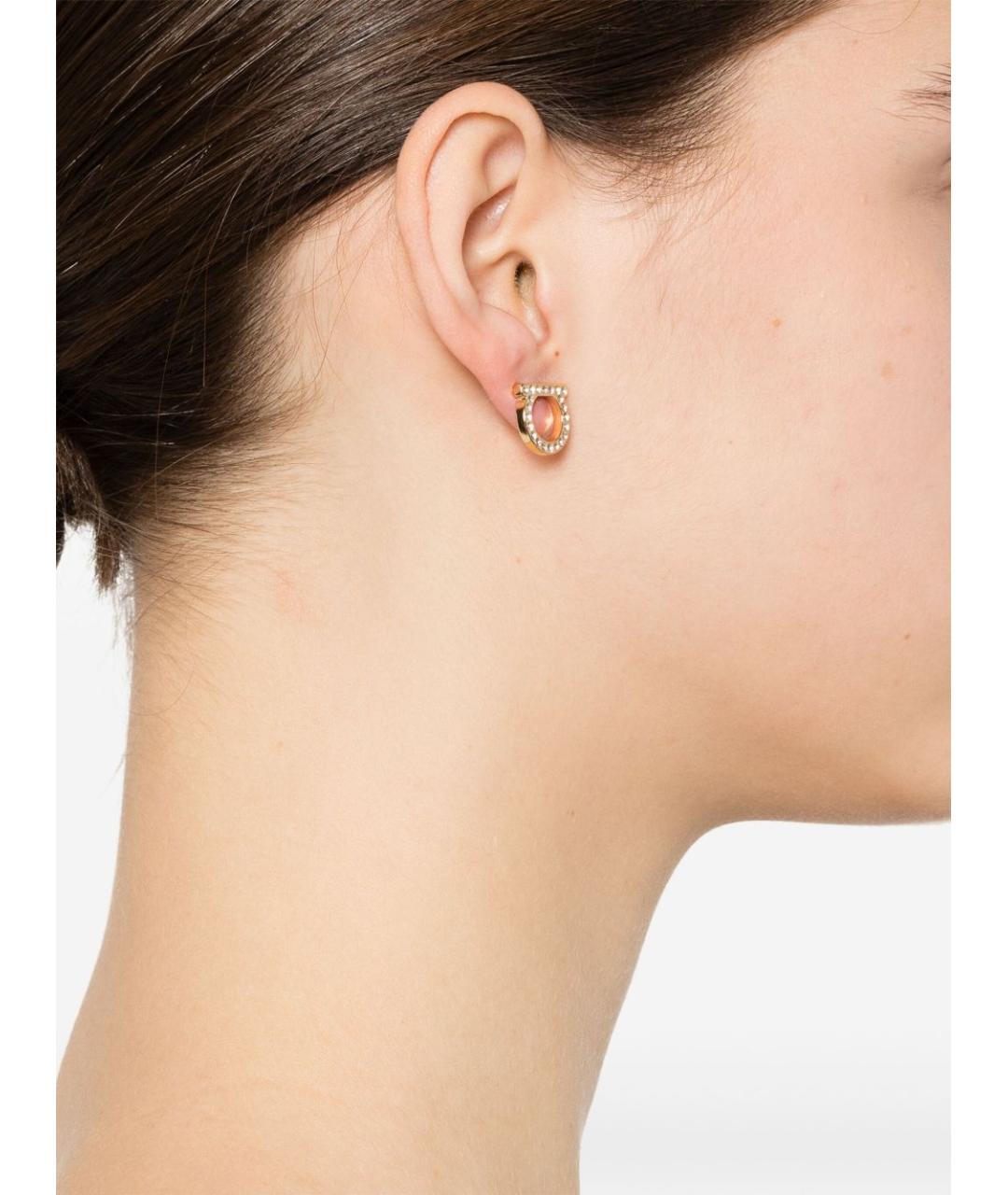 FERRAGAMO Золотые серьги, фото 2