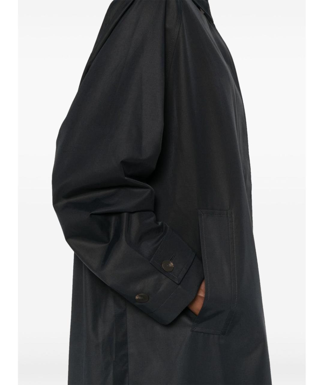 STUDIO NICHOLSON Синее хлопковое пальто, фото 2