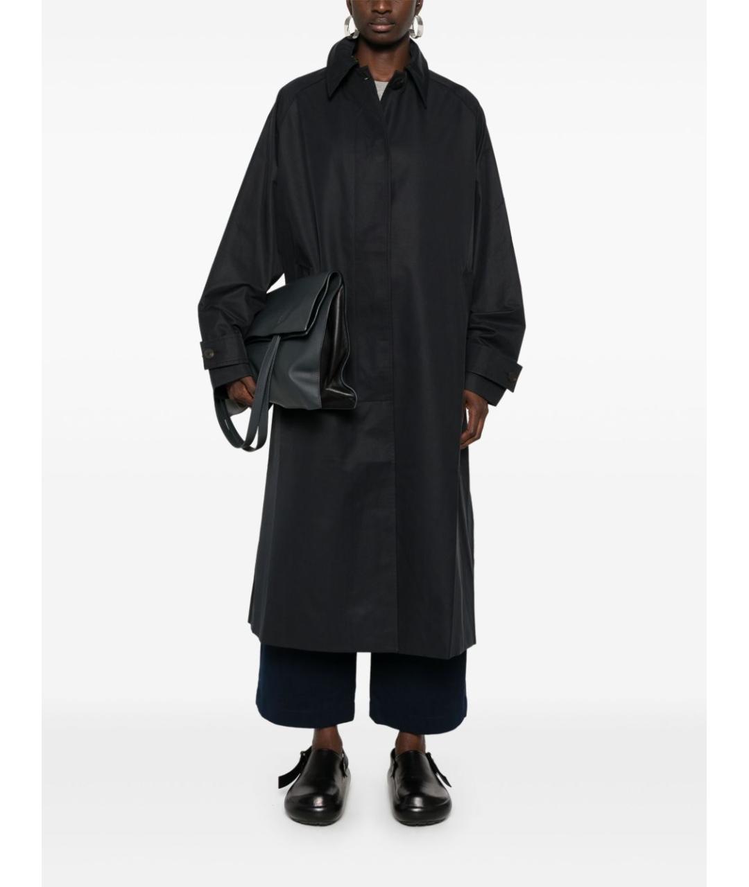 STUDIO NICHOLSON Синее хлопковое пальто, фото 4