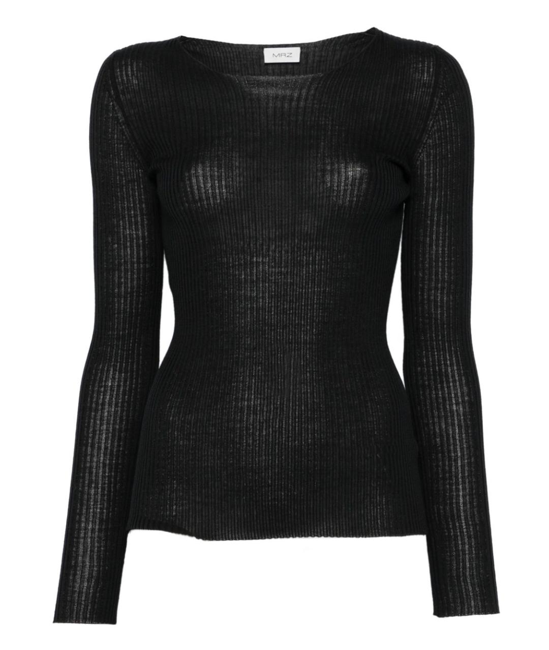 MRZ Черный шерстяной джемпер / свитер, фото 1