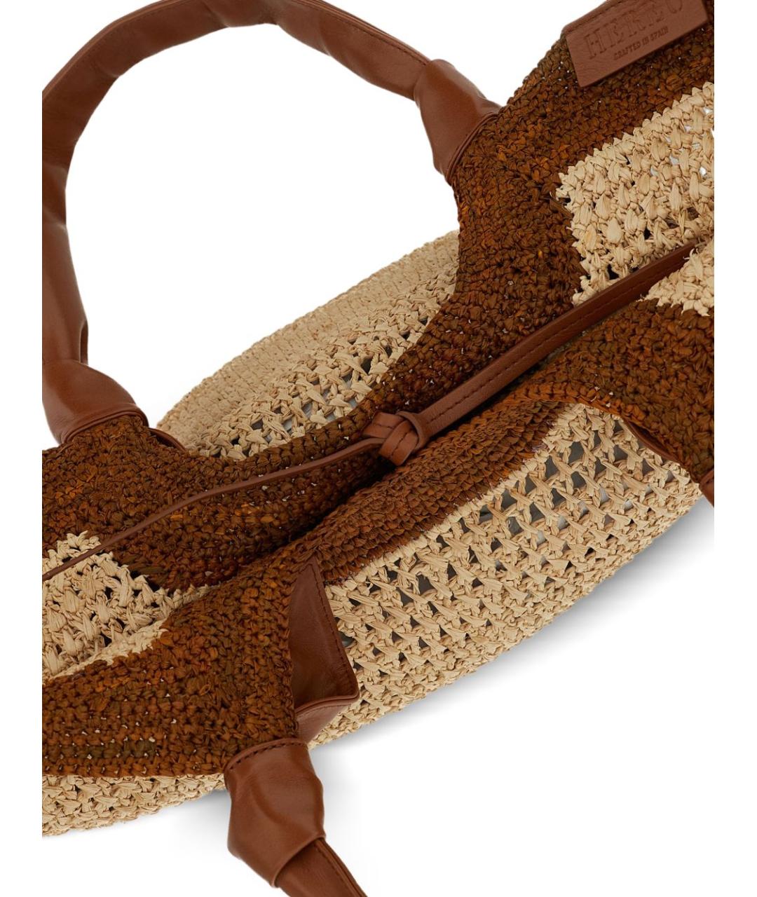 HEREU Коричневая сумка тоут, фото 4