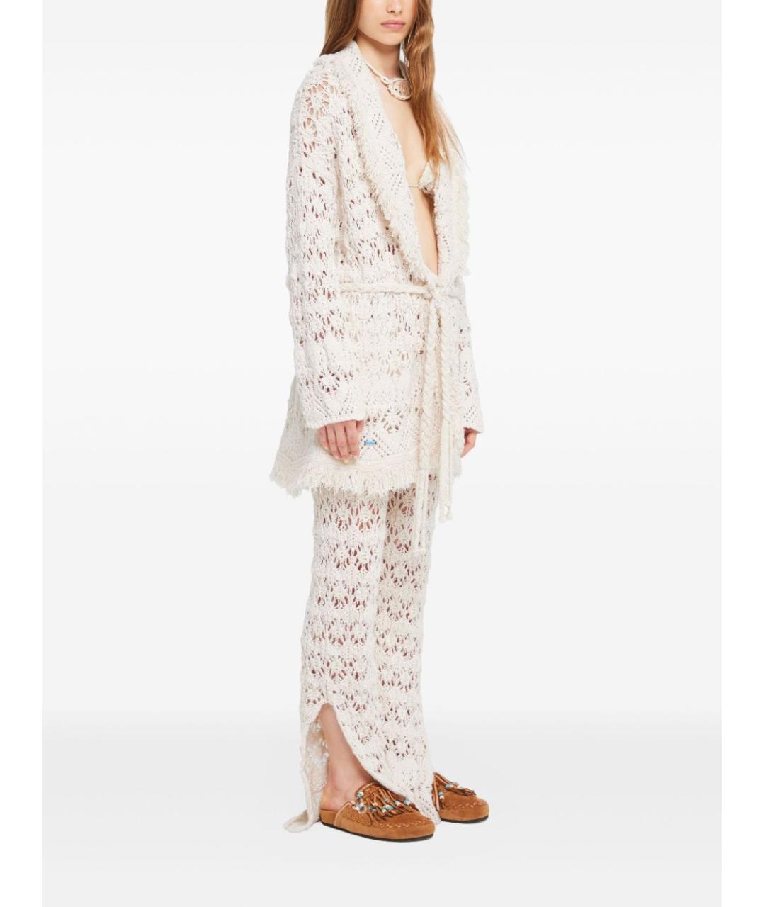 ALANUI Бежевый хлопковый кардиган, фото 4