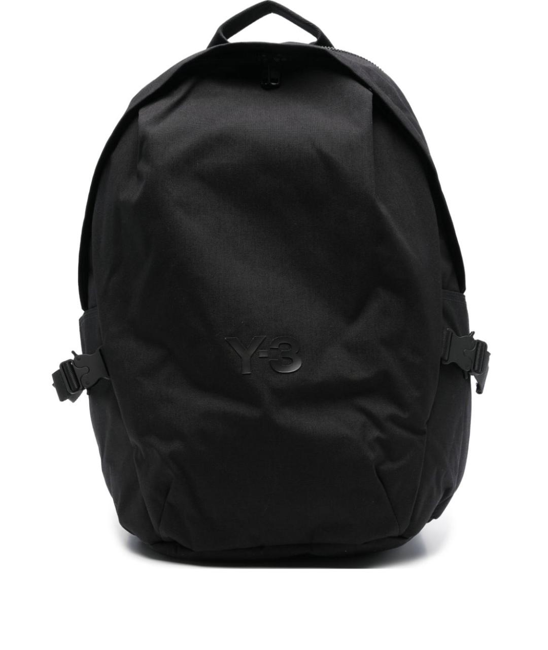Y-3 Черный синтетический рюкзак, фото 1