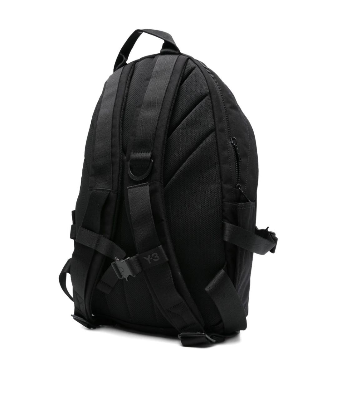 Y-3 Черный синтетический рюкзак, фото 3