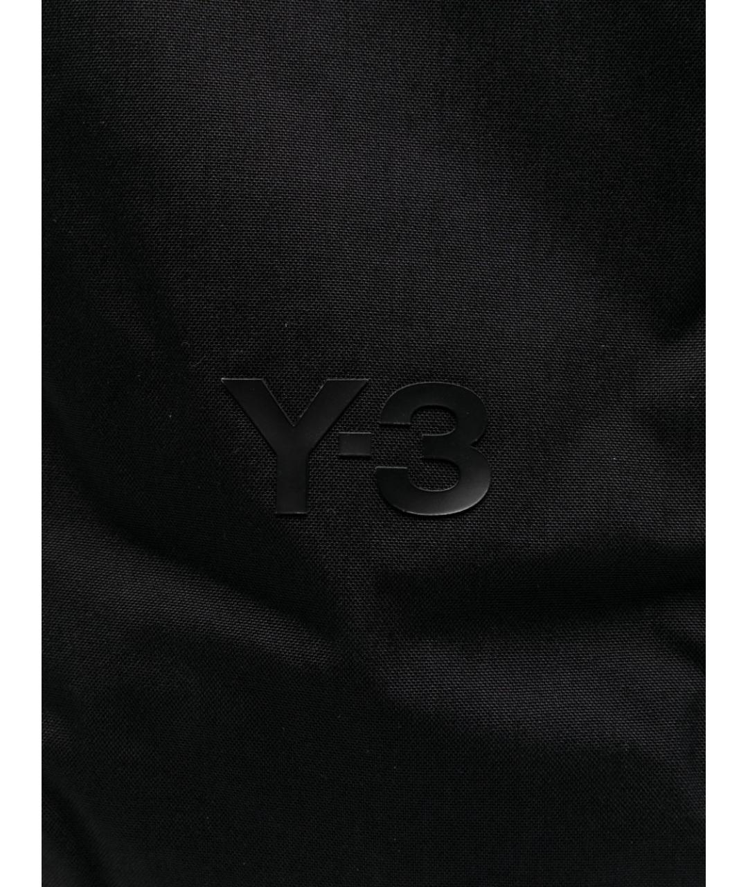 Y-3 Черный синтетический рюкзак, фото 2