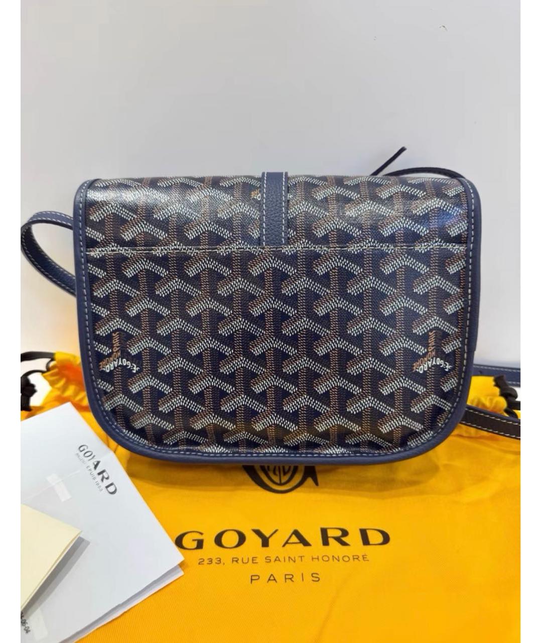 GOYARD Темно-синяя сумка на плечо, фото 2