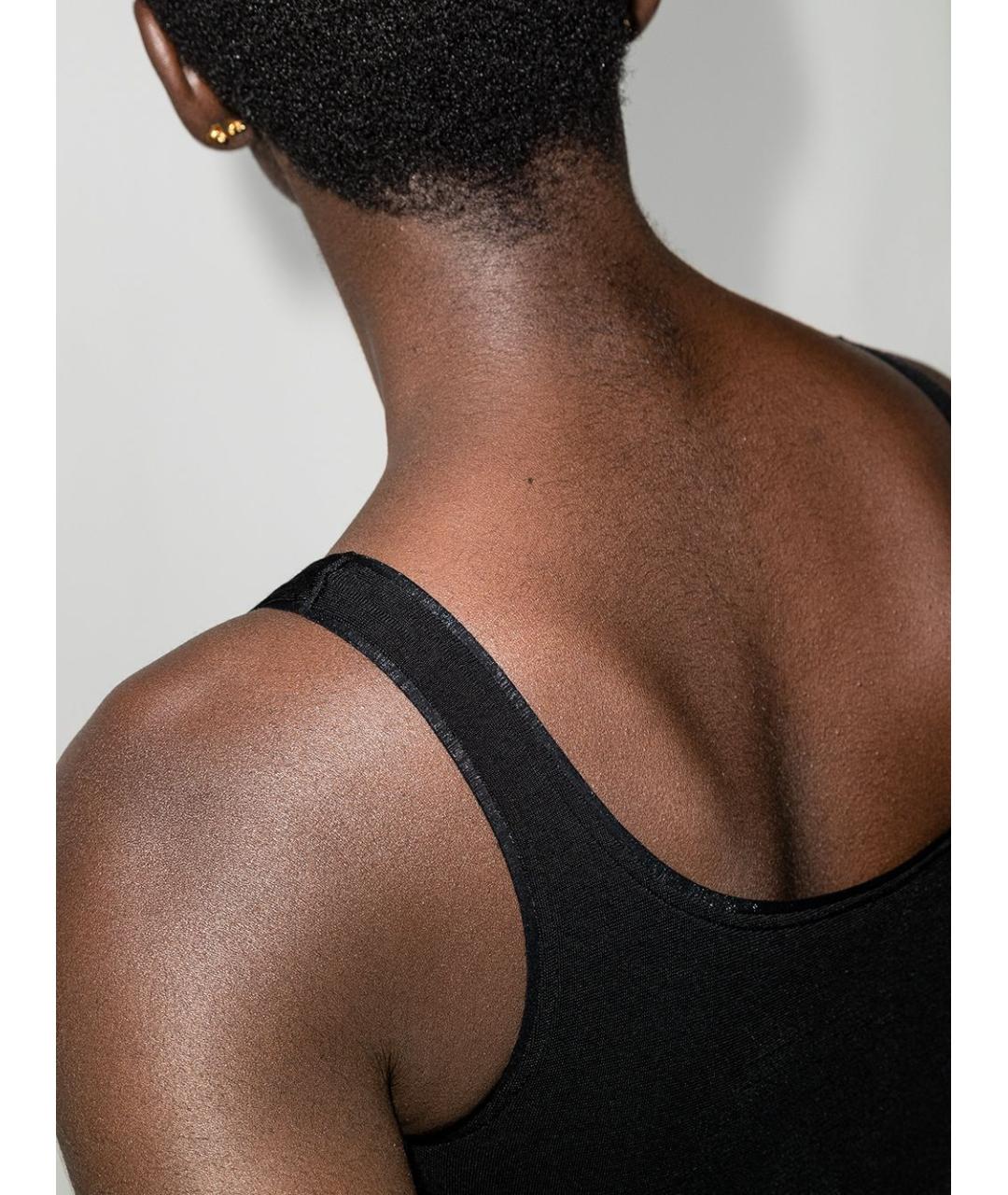 WOLFORD Черная хлопковая майка, фото 2