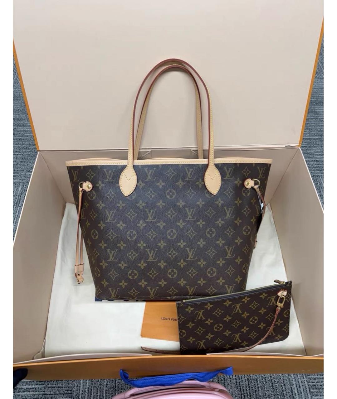 LOUIS VUITTON Коричневая сумка тоут, фото 2