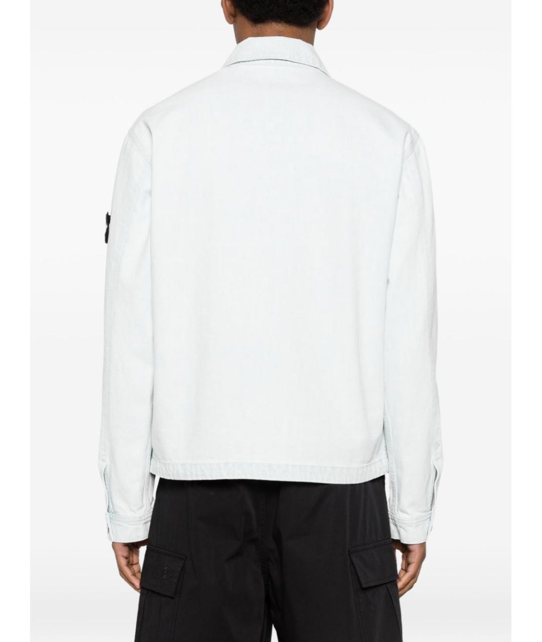 STONE ISLAND Синяя хлопковая куртка, фото 2