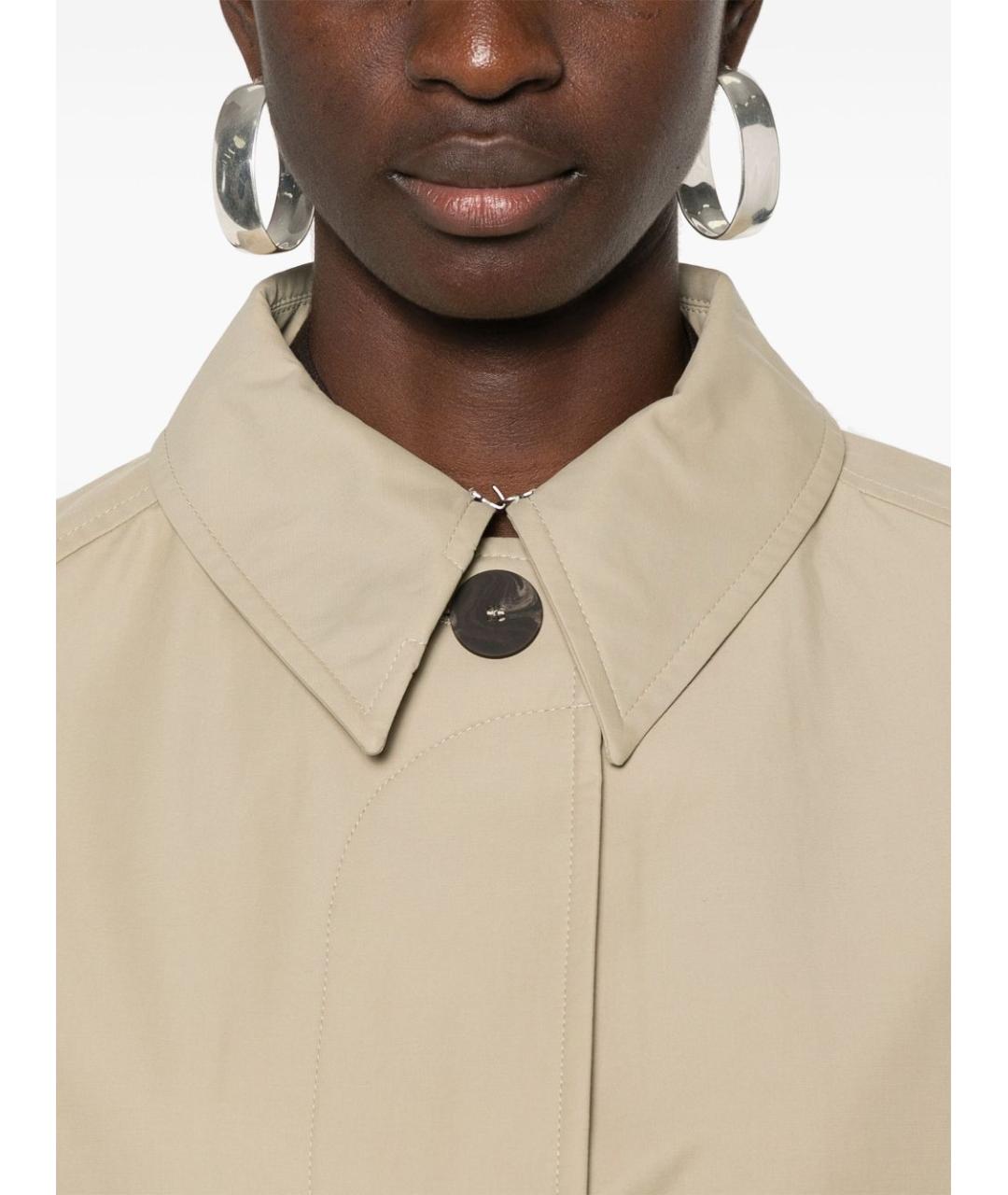 STUDIO NICHOLSON Бежевый хлопковый тренч/плащ, фото 2