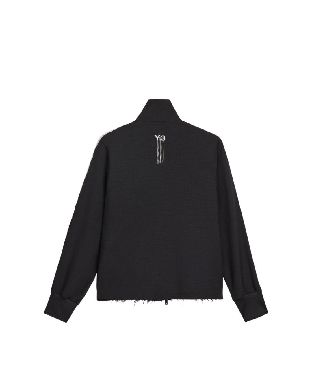 Y-3 Черный полиэстеровый джемпер / свитер, фото 2