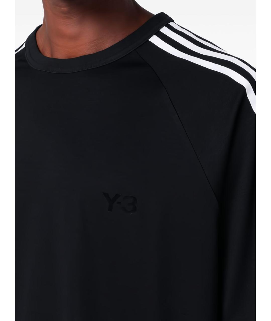 Y-3 Черная футболка, фото 4