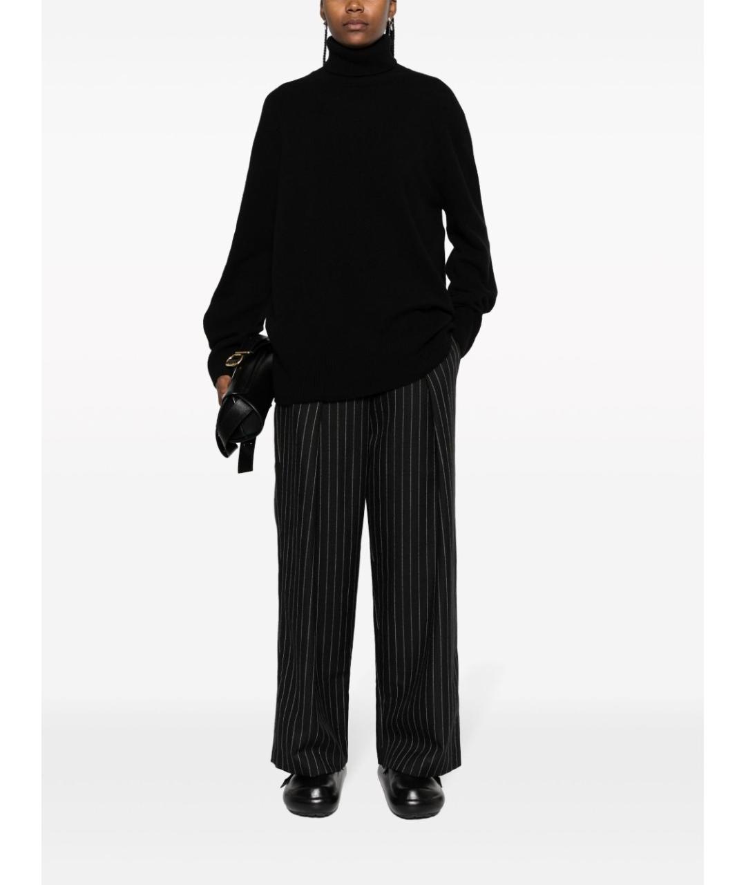 THE ROW Черный кашемировый джемпер / свитер, фото 3