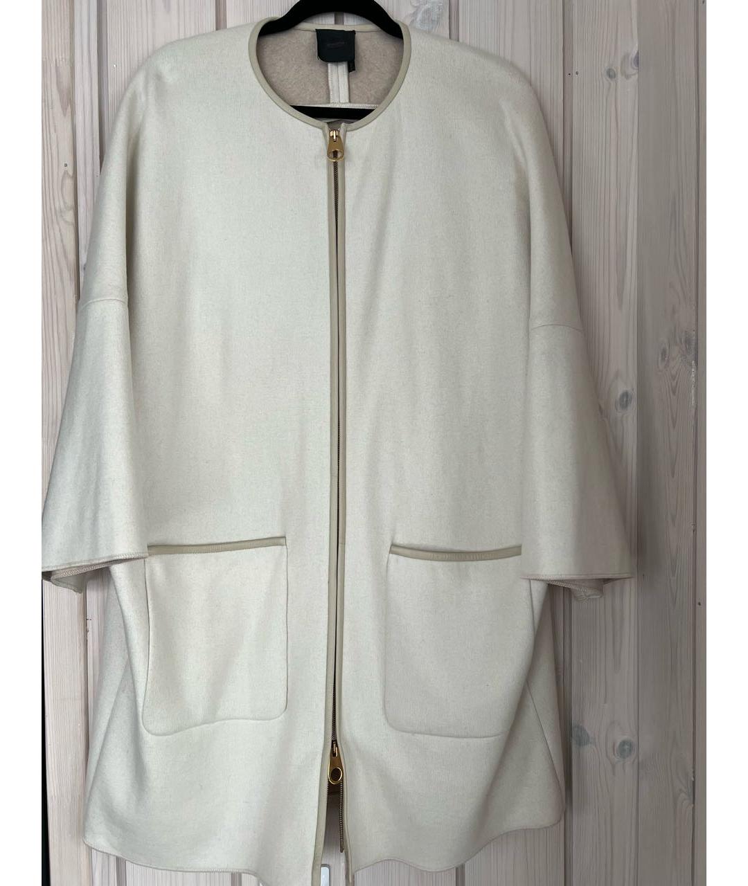 AGNONA Бежевое кашемировое пальто, фото 5