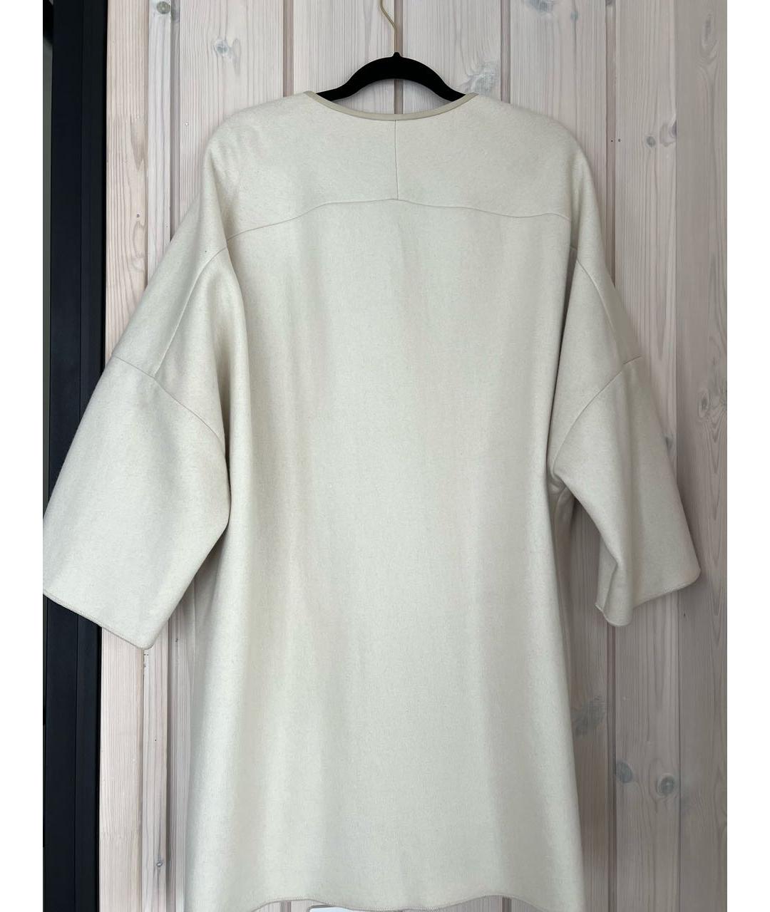 AGNONA Бежевое кашемировое пальто, фото 2