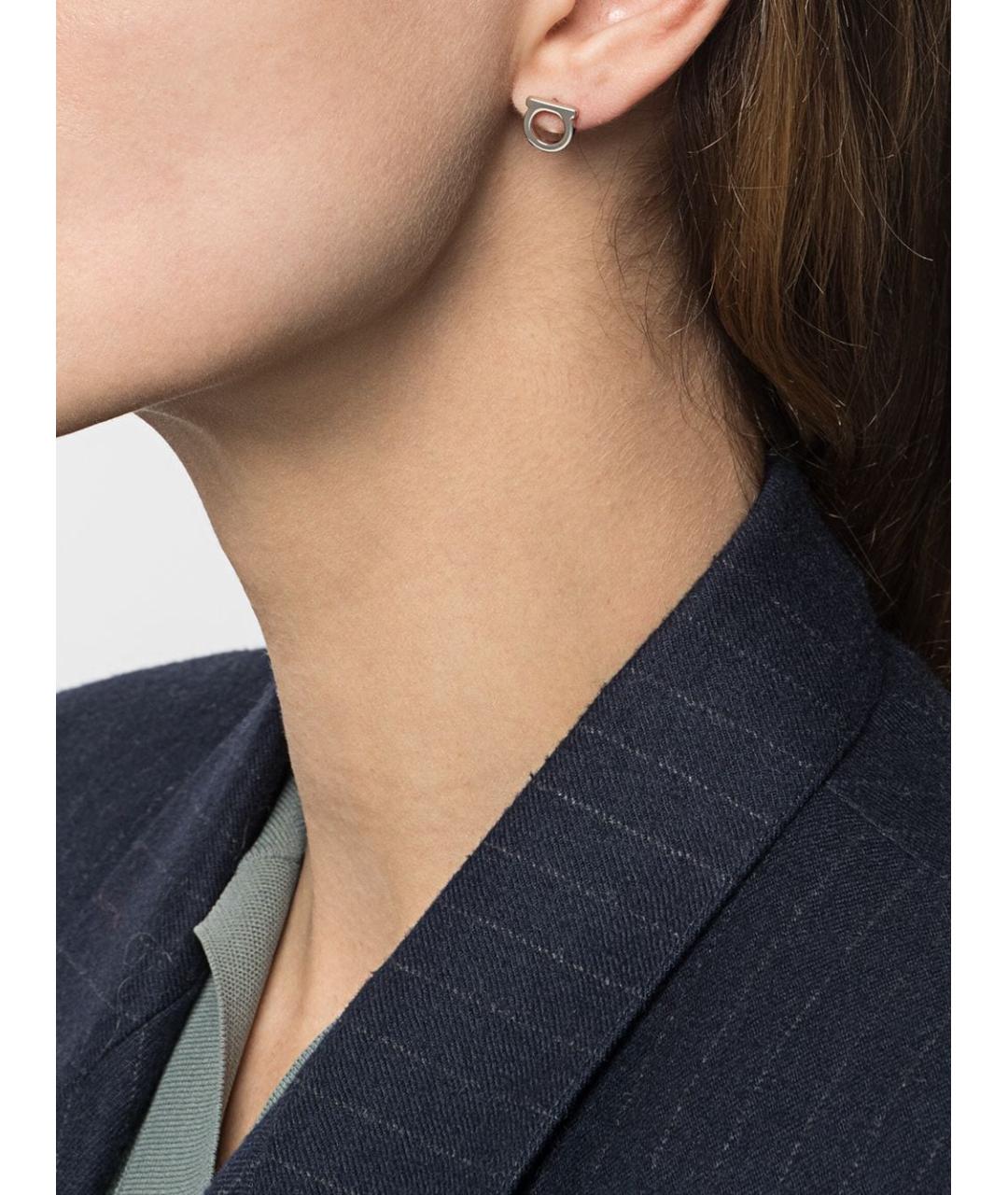 FERRAGAMO Серебряные серьги, фото 2