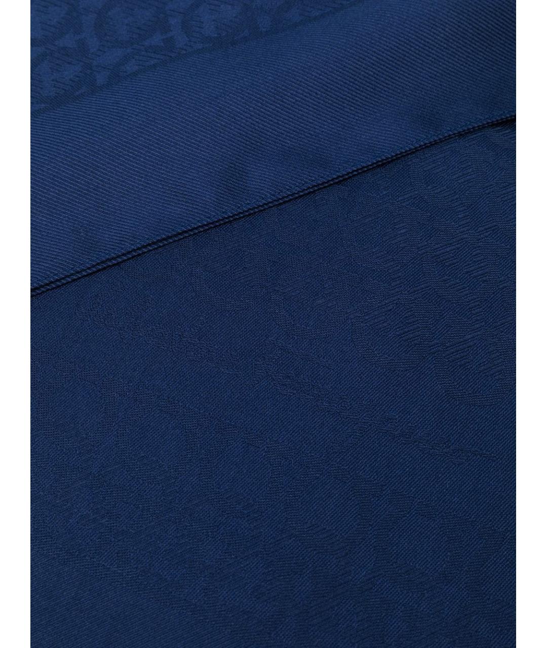 FERRAGAMO Синий шарф, фото 2