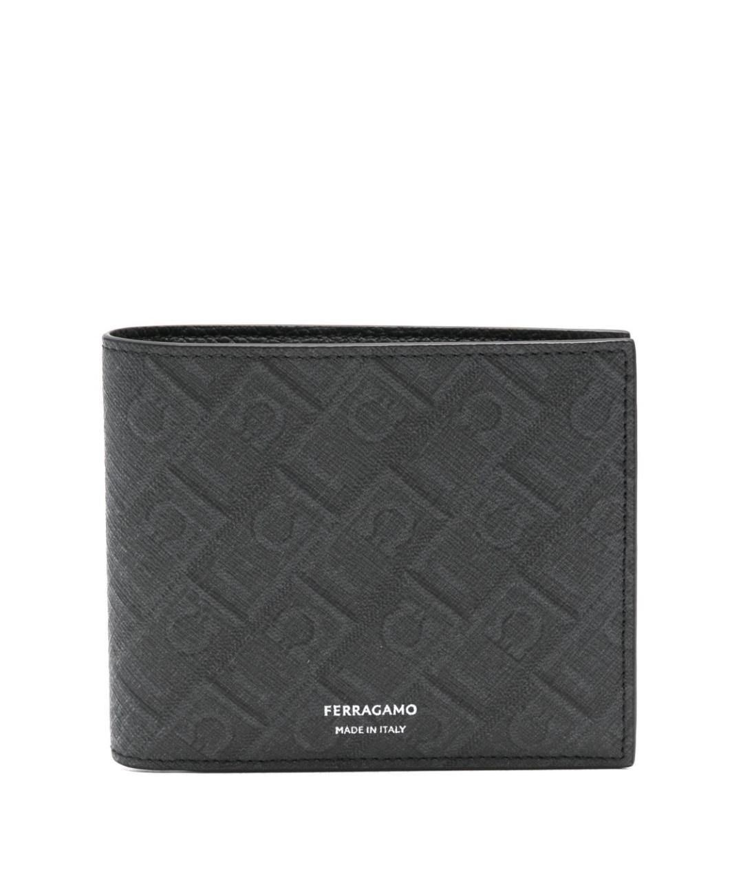 FERRAGAMO Черный кошелек, фото 1
