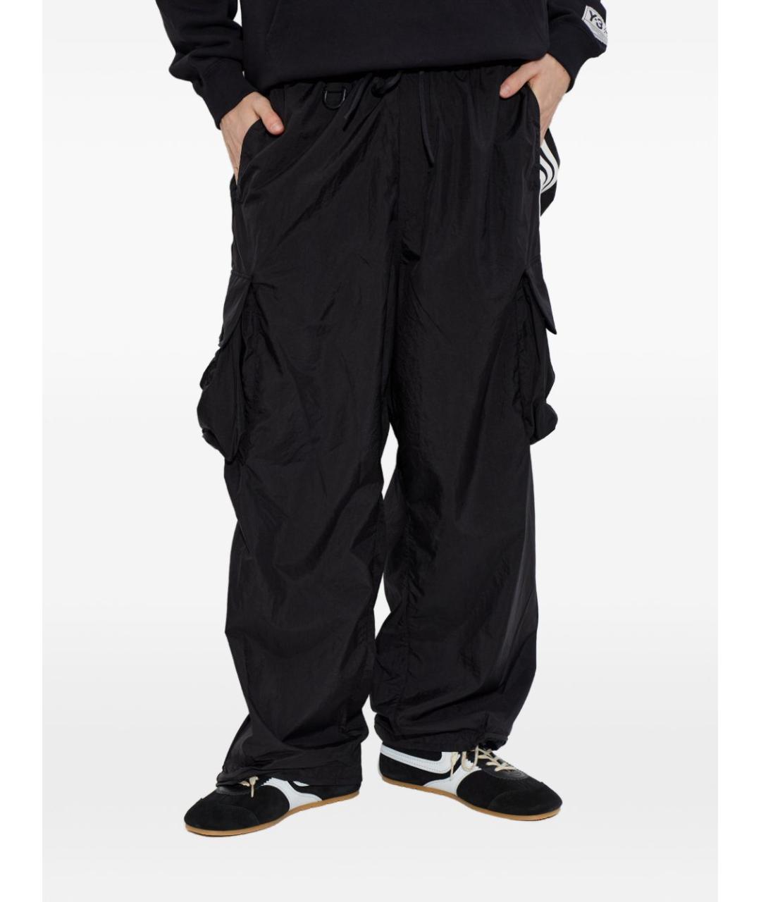 Y-3 Черные повседневные брюки, фото 4