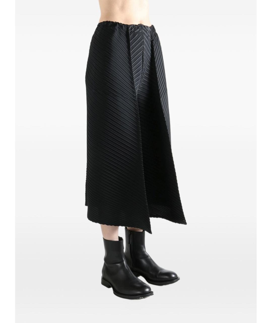 ISSEY MIYAKE Черные полиэстеровые кюлоты, фото 2