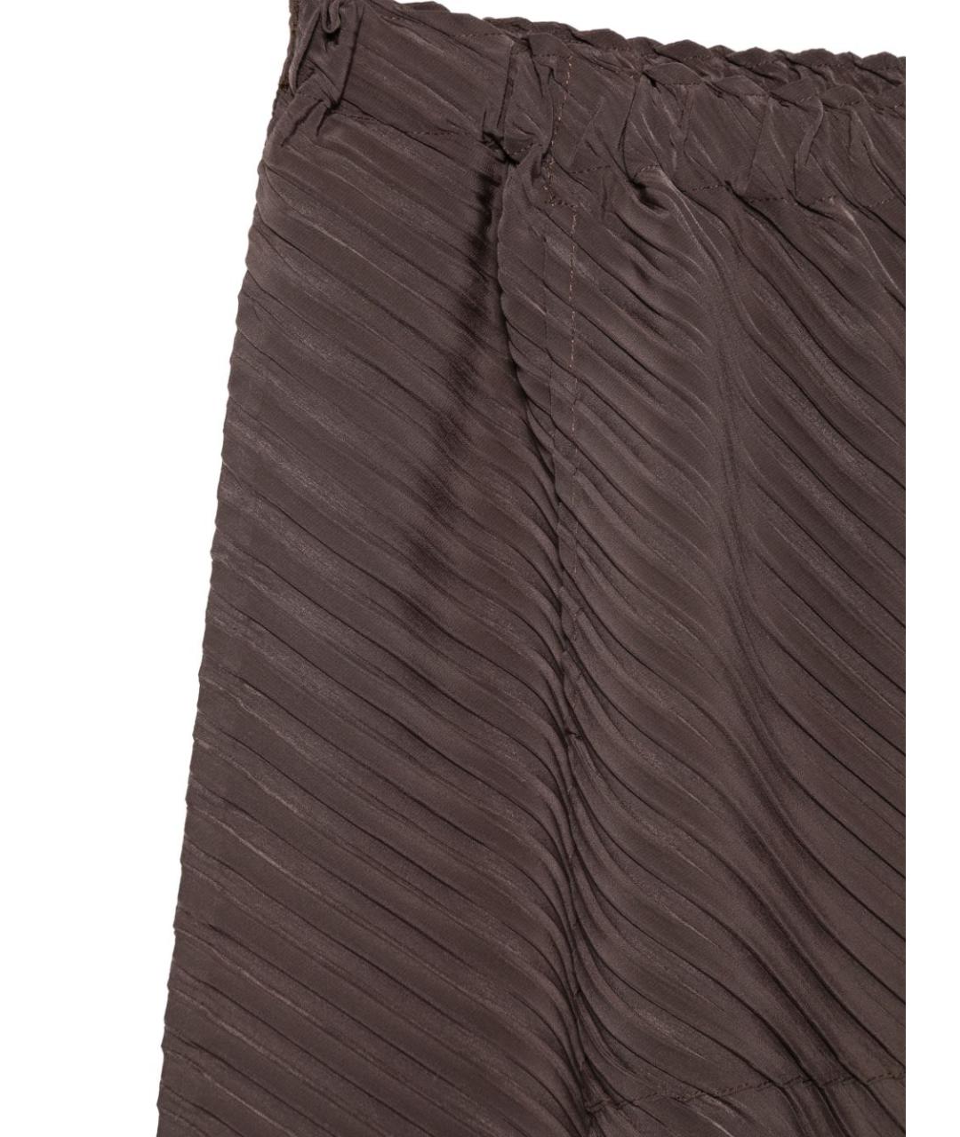 ISSEY MIYAKE Коричневая юбка миди, фото 3