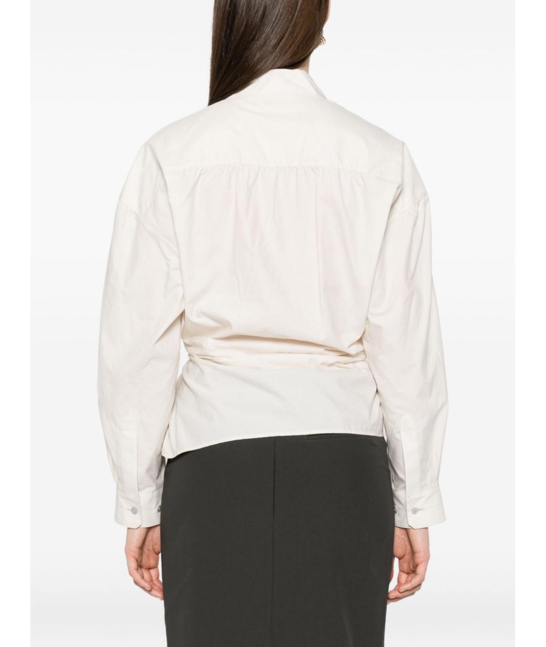 LEMAIRE Бежевая хлопковая рубашка, фото 3