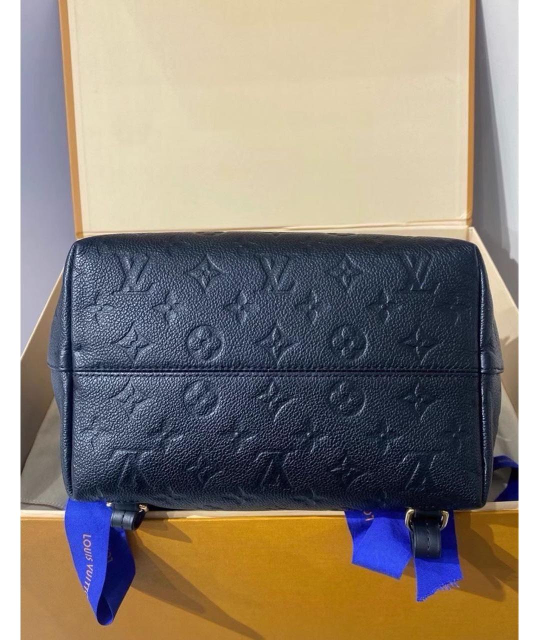 LOUIS VUITTON Черный кожаный рюкзак, фото 5