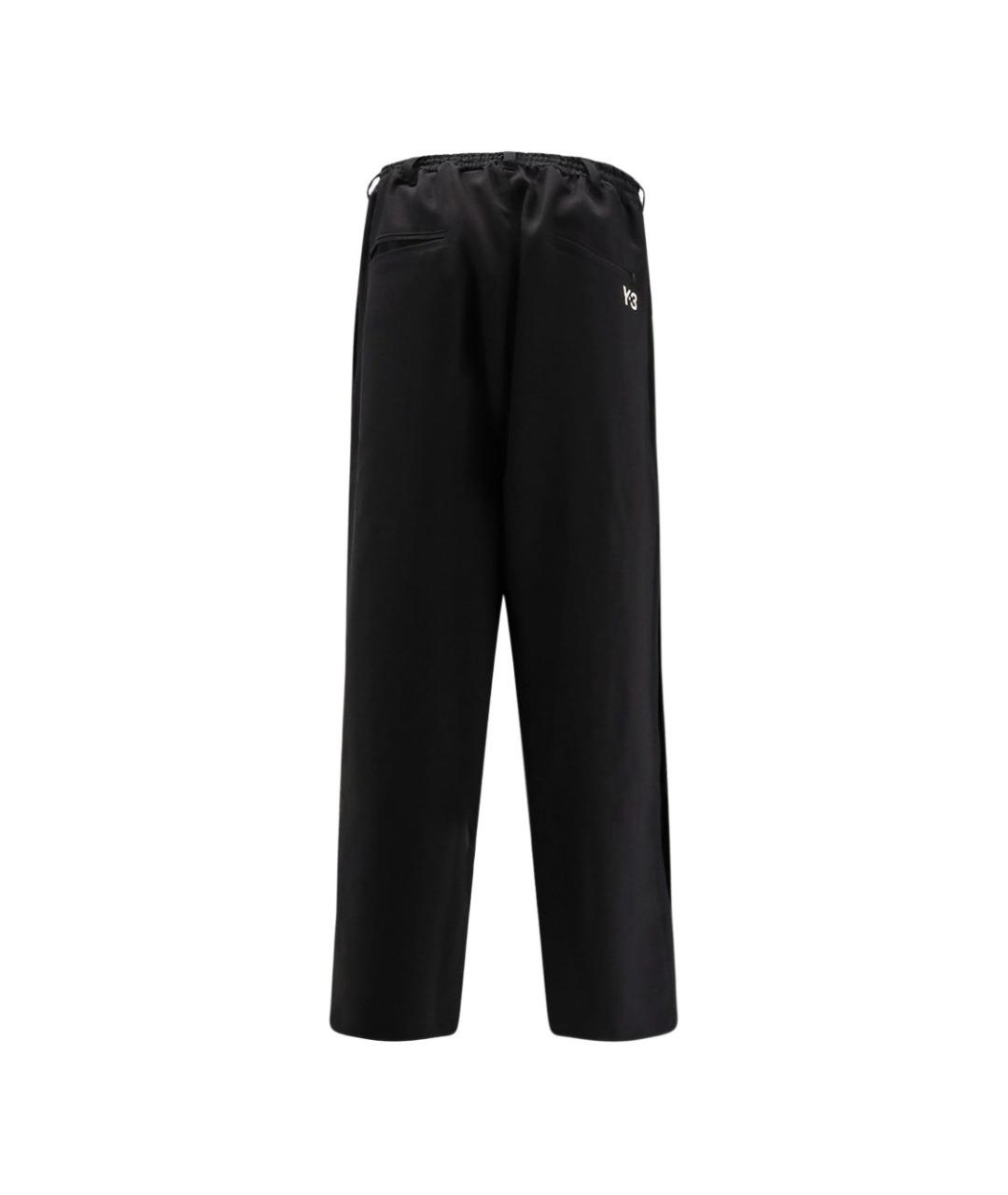 Y-3 Черные полиэстеровые повседневные брюки, фото 3