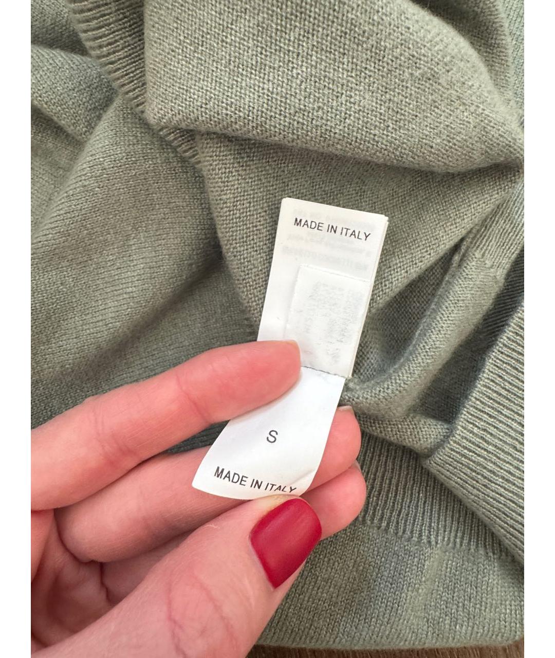 BRUNELLO CUCINELLI Зеленый кашемировый джемпер / свитер, фото 6