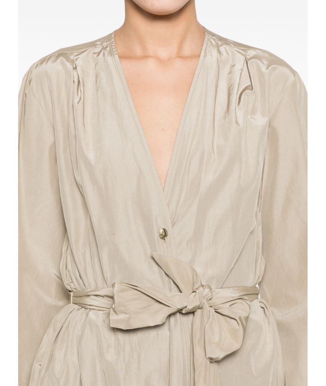 FORTE FORTE Бежевое повседневное платье, фото 4