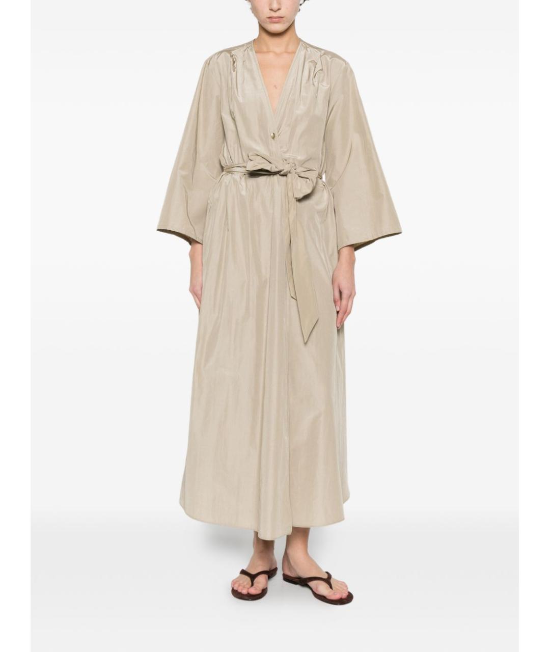 FORTE FORTE Бежевое повседневное платье, фото 5